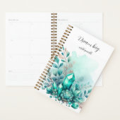 Eenvoudige Waterverf Moderne Crystal Gold Planner (Display)