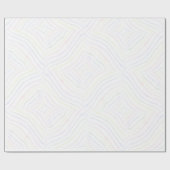 Eenvoudige waterverf pastelkleurige strepen cadeaupapier (Vlak)