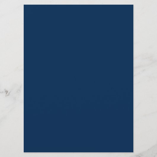 Eenvoudige Waterverf penseelpenseelmarter Blue Wed Menu (Achterkant)