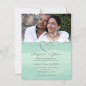 Eenvoudige Waterverf Sage Green Wedding Magnetische Uitnodiging (Voorkant)
