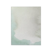 Eenvoudige waterverf splash artwork Moderne docent Notitieblok (Linkerzijde)