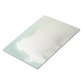 Eenvoudige waterverf splash artwork Moderne docent Notitieblok (Schuin)