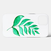 Eenvoudige waterverf tak - groen Case-Mate iPhone case (Achterkant (horizontaal))
