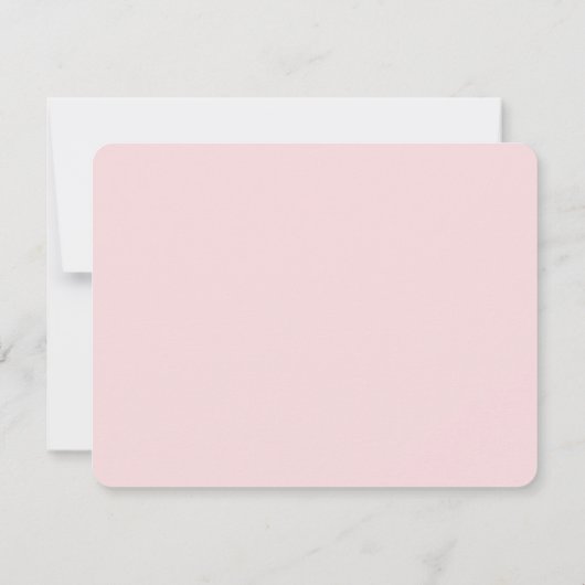 Eenvoudige Waterverf Tulip Funeral Memorial Hartel Bedankkaart (Achterkant)