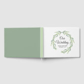 Eenvoudige Waterverf van Eucalyptus Greenery Weddi Gastenboek (Volledig)