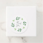 Eenvoudige Waterverf verliest ademruimte Bedankjes Labels (In situ)