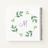 Eenvoudige Waterverf verliest ademruimte Notitieboek (Achterkant)