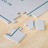 Eenvoudige Waterverf wilde bloem boeket flora brui Legpuzzel (Zijkant)