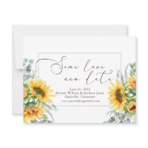 Eenvoudige Waterverf Zonnebloem Zelfde Liefde Nieu