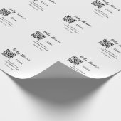 Eenvoudige website van het baby shower streepjesco cadeaupapier (Hoek)