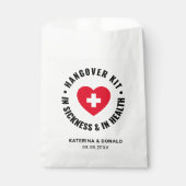 Eenvoudige weddenschap Hangover Recovery Kit Favor Bedankzakje (Voorkant)