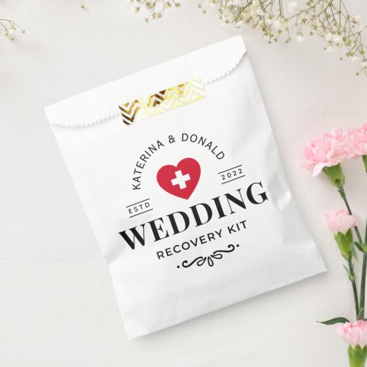 Eenvoudige weddenschap Hangover Recovery Kit Favor Bedankzakje (Gezegeld)