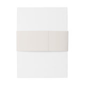 Eenvoudige weddenschap tussen Cream en Terracotta Uitnodigingen Wikkel (Achterkant Voorbeeld)