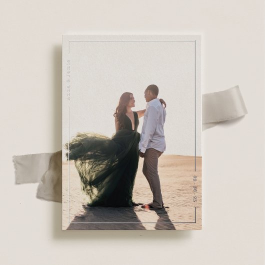 Eenvoudige weddenschap voor stransport Sla de datu Folie Uitnodiging