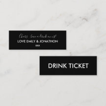 Eenvoudige weddenschappen met witte zwarte Drinken