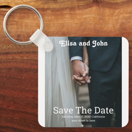 Eenvoudige weddenschappen sleutelhanger (Voorkant)