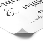 Eenvoudige weddenschappen Welkomstgebarentaal Tren Poster (Hoek)