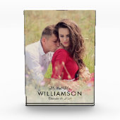 Eenvoudige weddenschapsduur Fotodatum Fotoblokken (Voorkant)