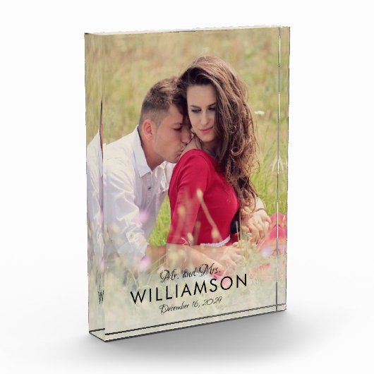 Eenvoudige weddenschapsduur Fotodatum Fotoblokken (Links)