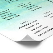 Eenvoudige weddenschapskaart. poster (Hoek)