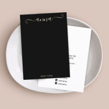 Eenvoudige weergave handtekeningen zwart Ketting