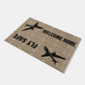 Eenvoudige Welkomsdeurmat, vliegtuigmat Deurmat (Schuin)
