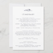 Eenvoudige Welkomstbrief en reisroute van Floral M (Achterkant)