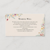 Eenvoudige wending-wishing van Wildflower Fern bei Informatiekaartje (Voorkant)