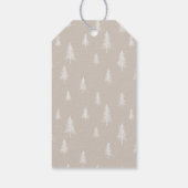 Eenvoudige Wens Neutrale Minimalistische Foto Vaka Cadeaulabel (Achterkant)