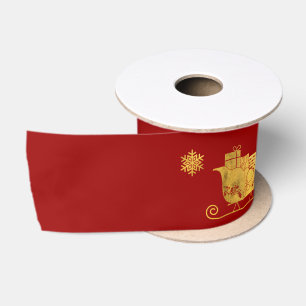 Eenvoudige wensen · Kerst Elementen · Crimson Red Satijnen Lint