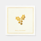Eenvoudige wensen · Minimalistische gouden Holly K Servet (Voorkant)