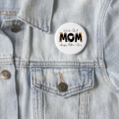 Eenvoudige 'Werelds Beste Moeder' Moederdag Callig Ronde Button 5,7 Cm (In situ)