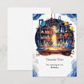 Eenvoudige Wetenschap Plezier Wetenschapper Verjaa Bedankkaart (Voorkant / Achterkant)