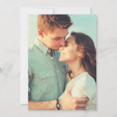 Eenvoudige Whimsical Hand Getekende Bewaar de Datu Save The Date (Achterkant)