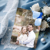 Eenvoudige whimsical Script Photo Family