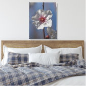 Eenvoudige White Spring Almond Tree Elegant Canvas Afdruk (Insitu (Slaapkamer))