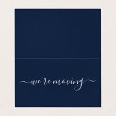 Eenvoudige wijziging in script van adreskaart visitekaartje (Buitenkant ongevouwen)