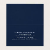 Eenvoudige wijziging in script van adreskaart visitekaartje (Binnenkant ongevouwen)