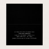 Eenvoudige wijziging in script van adreskaart visitekaartje (Binnenkant ongevouwen)