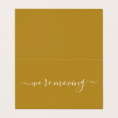 Eenvoudige wijziging in script van adreskaart visitekaartje (Buitenkant ongevouwen)