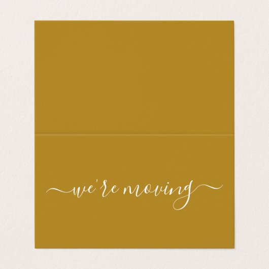 Eenvoudige wijziging in script van adreskaart visitekaartje (Buitenkant ongevouwen)