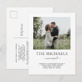 Eenvoudige wijziging van adresfoto aankondigingskaart (Voorkant / Achterkant)