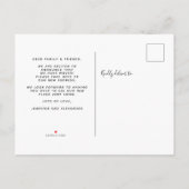 Eenvoudige wijziging van adresfoto aankondigingskaart (Achterkant)