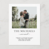 Eenvoudige wijziging van adresfoto aankondigingskaart (Voorkant)