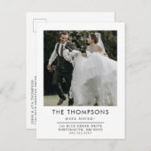 Eenvoudige wijziging van adresfoto verplaatsen aankondigingskaart (Voorkant / Achterkant)