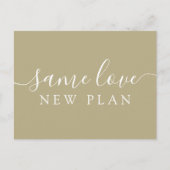 Eenvoudige wijziging van de datum van de aankondig briefkaart (Voorkant)