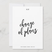 Eenvoudige wijziging van de datum van huwelijksaan bedankkaart (Achterkant)