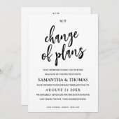 Eenvoudige wijziging van de datum van huwelijksaan bedankkaart (Voorkant / Achterkant)