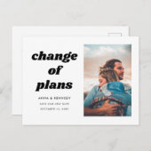 Eenvoudige wijziging van de huwelijksdatum aankondigingskaart (Voorkant / Achterkant)