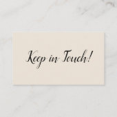 Eenvoudige wijziging van het adresformulier in het informatiekaartje (Achterkant)